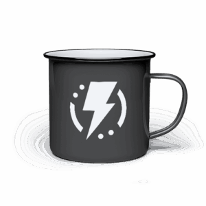 Black Coffee Mug